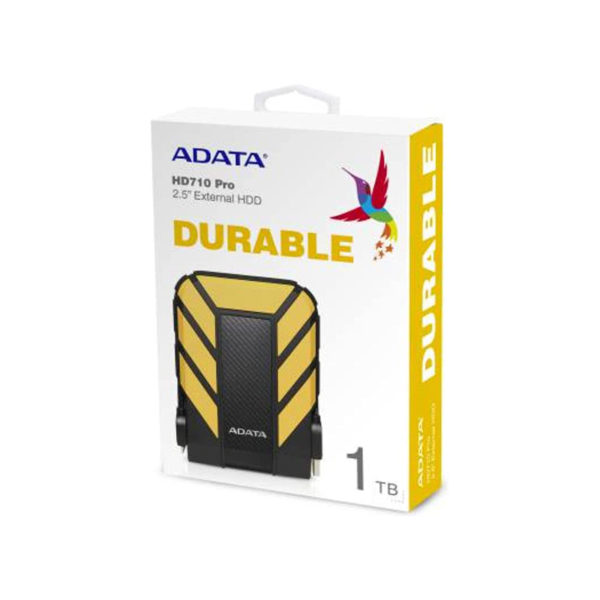 جعبه هارد اکسترنال ADATA HD710 PRO 1TB رنگ زرد