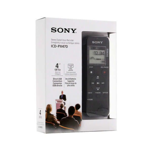 جعبه ضبط کننده صدا سونی ICD-PX470